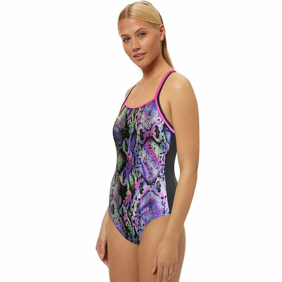 Womens * | Excellent Quality Maru Anaconda Ace Back Ladies Swimsuit Multi