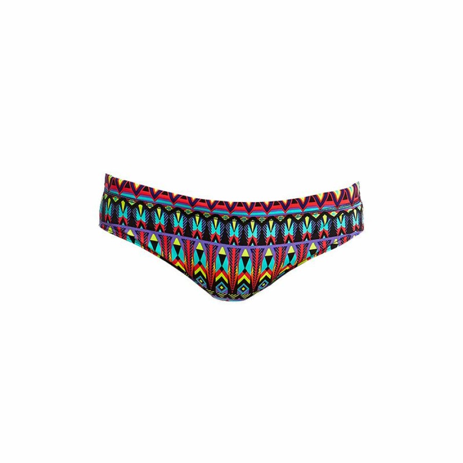 Mens * | Free Delivery Funky Trunks Fire Tribe Mens Classic Briefs