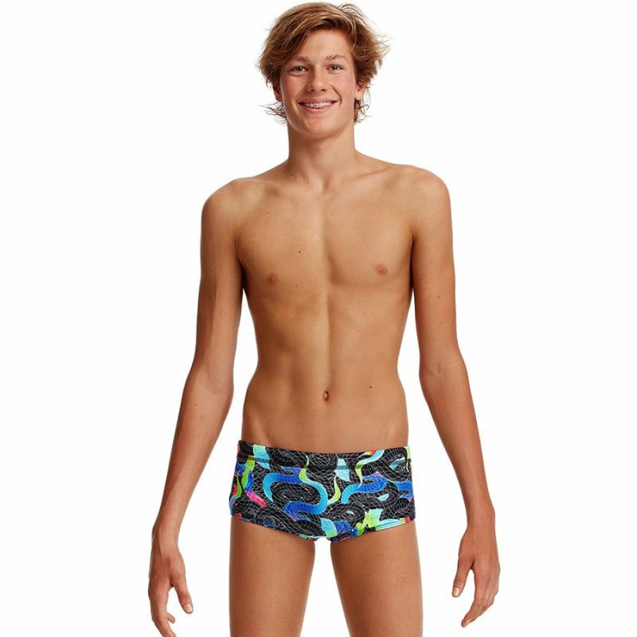 Kids * | Excellent Funky Trunks Snake Pit Boys Classic Trunks