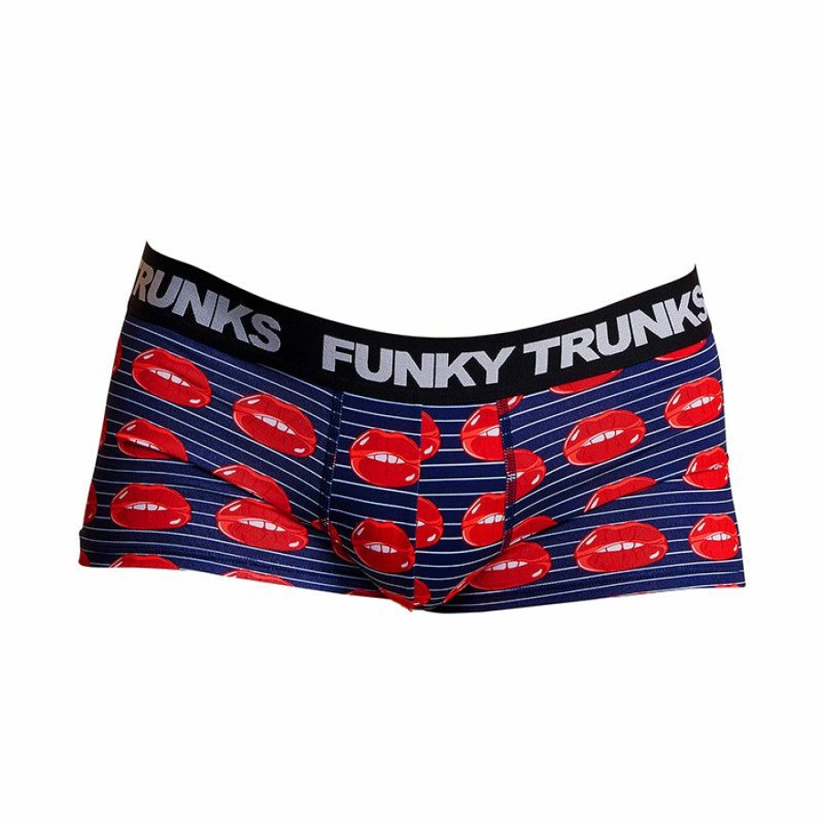 Mens * | Special Style Funky Trunks Lip Service Mens Underwear Trunks