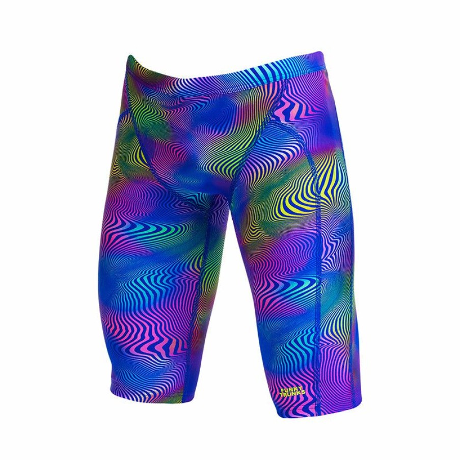 Kids * | Best Sellers Funky Trunks Screen Time Boys Training Jammers