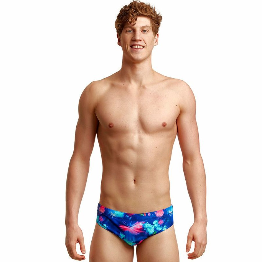 Mens * | Best Sellers Funky Trunks Miami Beats Mens Classic Briefs