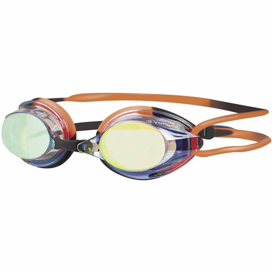 Accessories * | Classical Vorgee Extreme Competition Missile Fuze Rainbow Mirror Lens Goggle Black/Orange