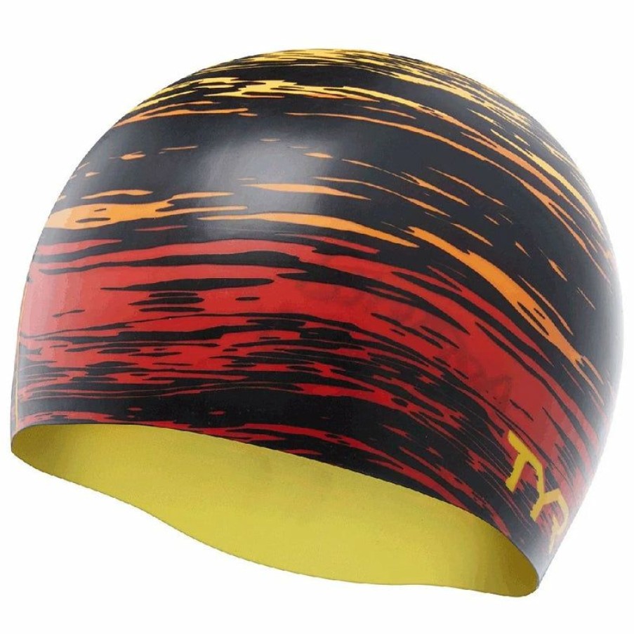 Accessories * | Reliable Quality Tyr Sunset Silicone Adult Cap Swim Hat