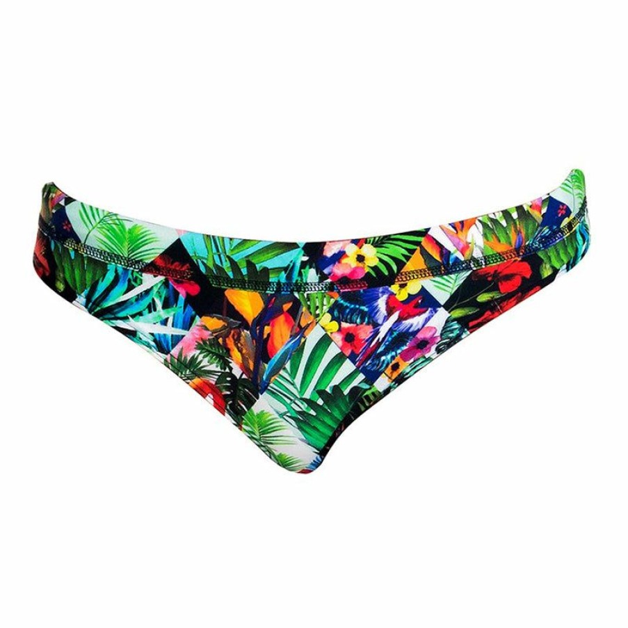 Womens * | Special Style Funkita Jungle Jam Ladies Bikini Sports Brief