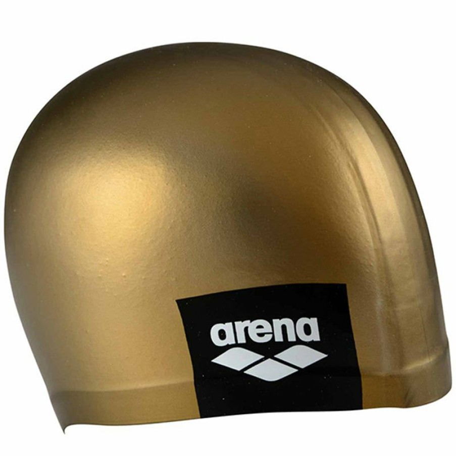 Accessories * | Excellent Arena Logo Moulded Silicon Cap Gold