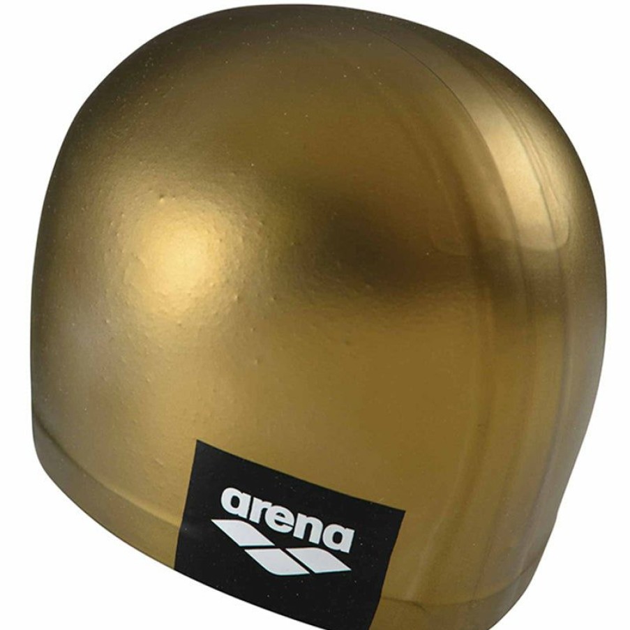 Accessories * | Excellent Arena Logo Moulded Silicon Cap Gold