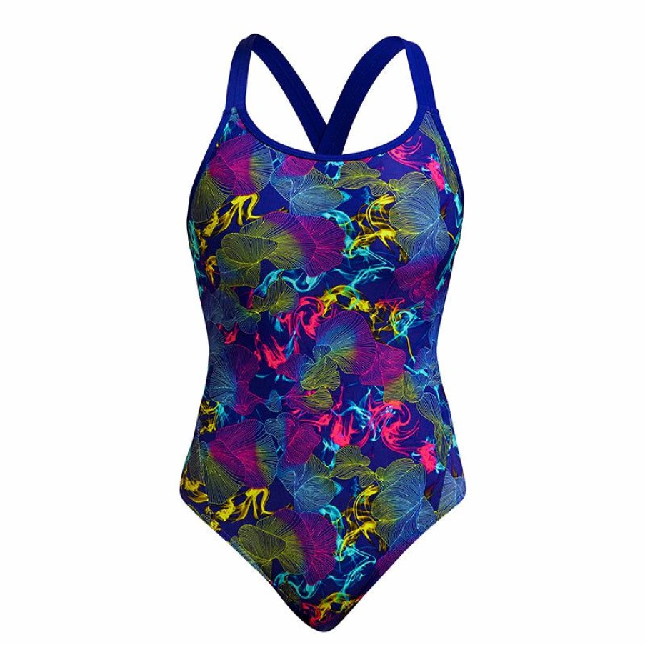 Womens * | Outlet Sale Funkita Oyster Saucy Ladies Eclipse One Piece