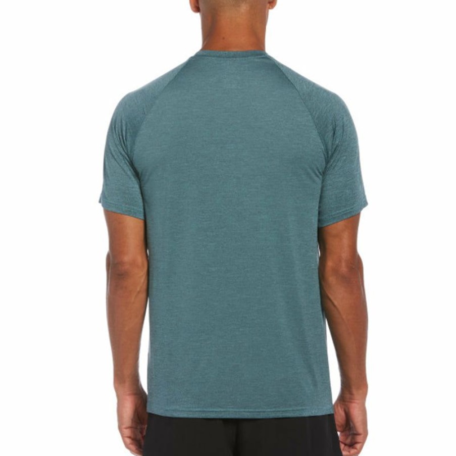 Mens * | Best Price Nike Heather Short Sleeve Hydroguard (Washed Teal)