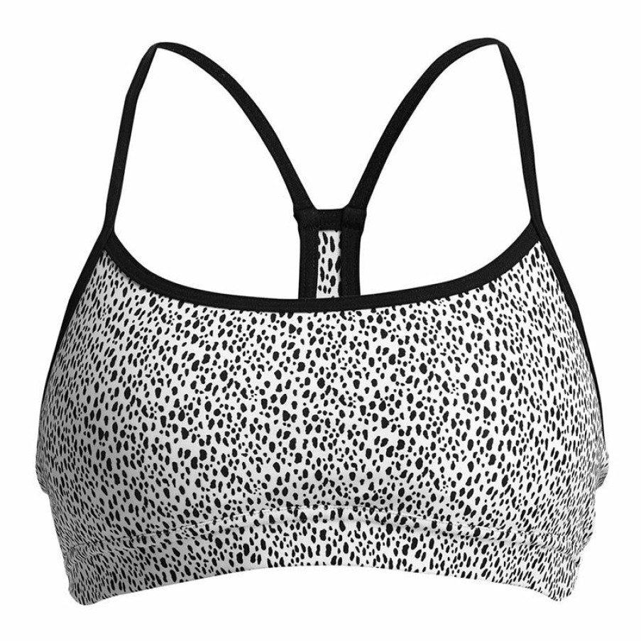 Womens * | Best Sellers Funkita Speckled Ladies Swim Crop Top