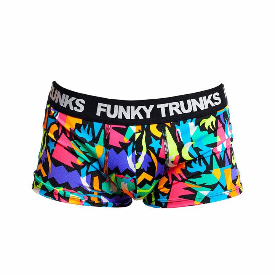 Mens * | Best Sellers Funky Trunks Paper Cut Mens Underwear Trunks