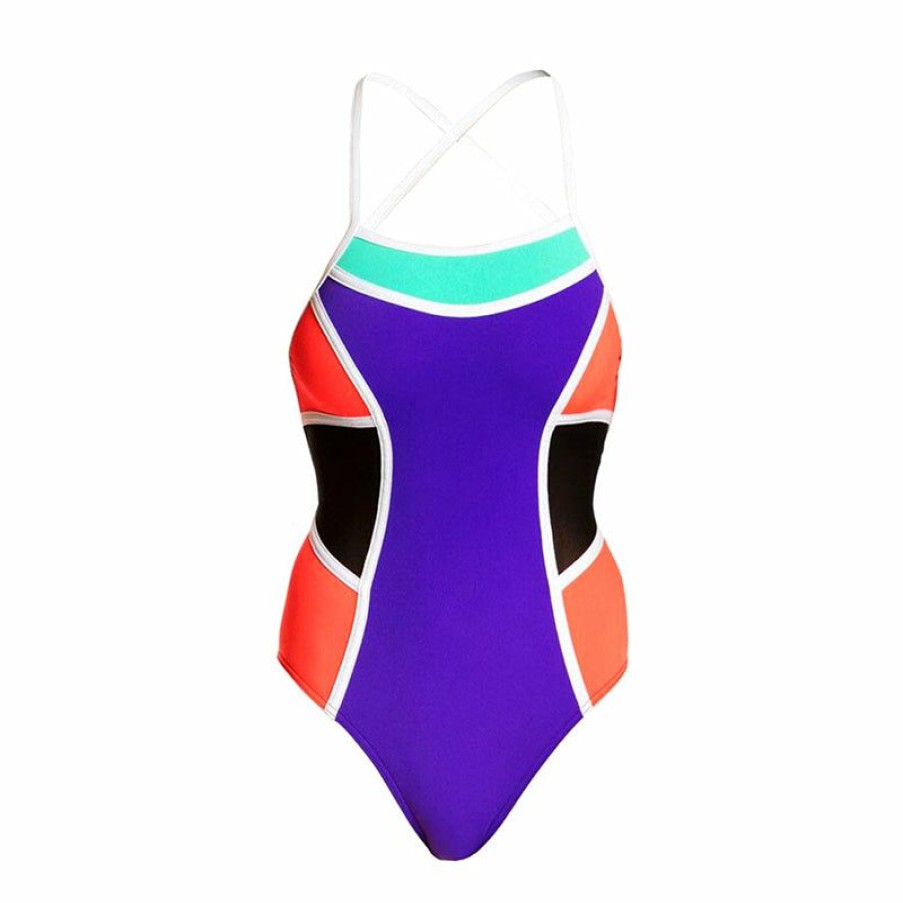 Womens * | Classical Funkita Summer Punch Ladies Colour Block One Piece