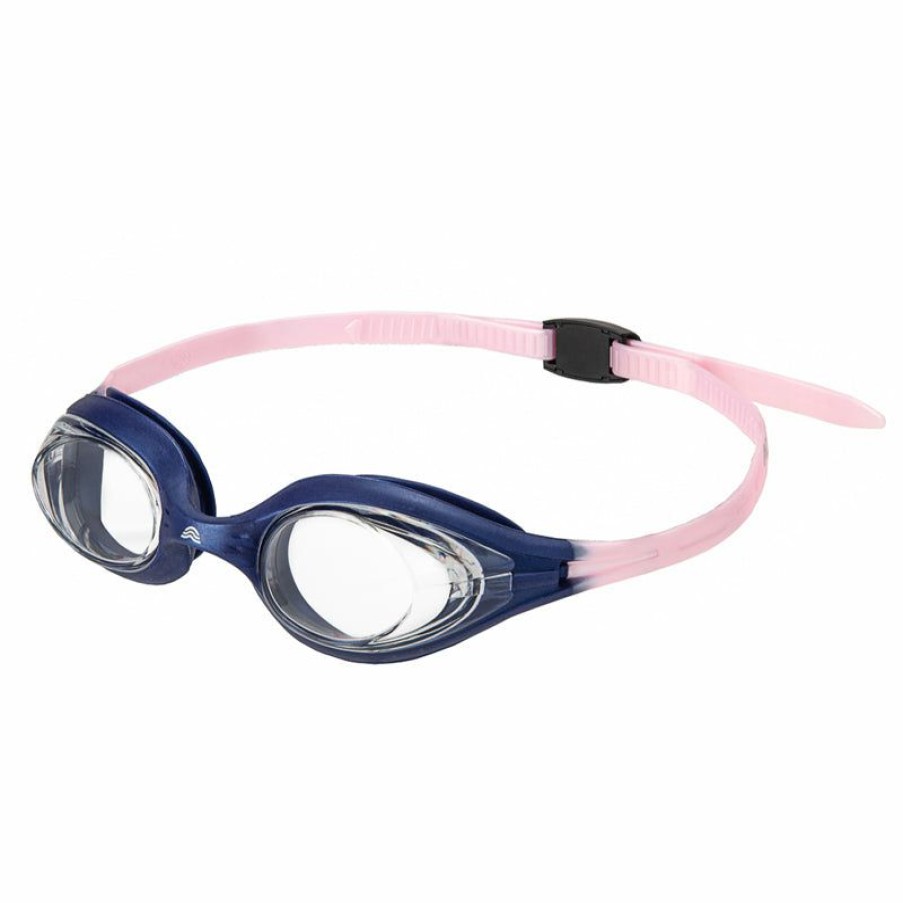 Accessories * | Online Discount Aquarapid Barracuda/Bf Junior Goggles Navy/Pink