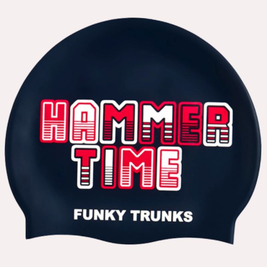 Accessories * | Premium Funky Trunks Hammer Time Swim Hat & Kickboard Set