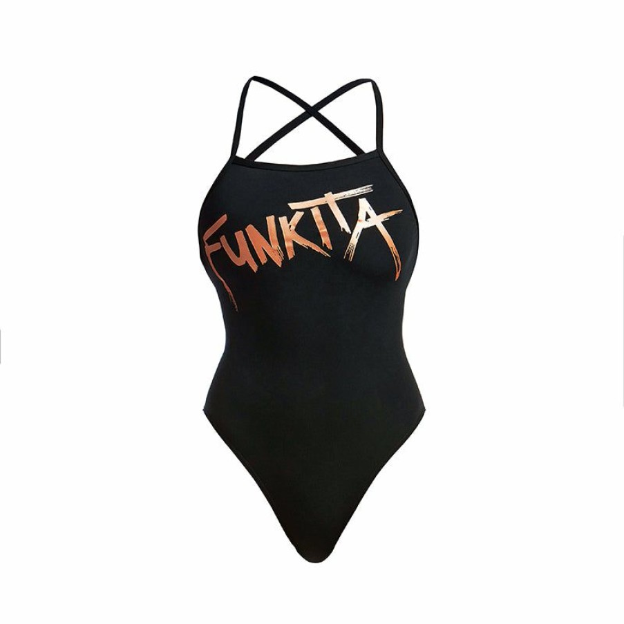 Womens * | Best Sellers Funkita Bronzed Ladies Strapped In One Piece