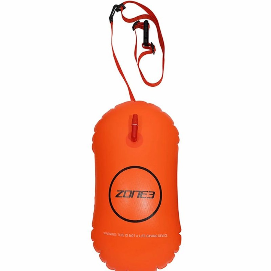 Accessories * | Discount Store Zone3 Swim Safety Buoy/Tow Float Neon Orange