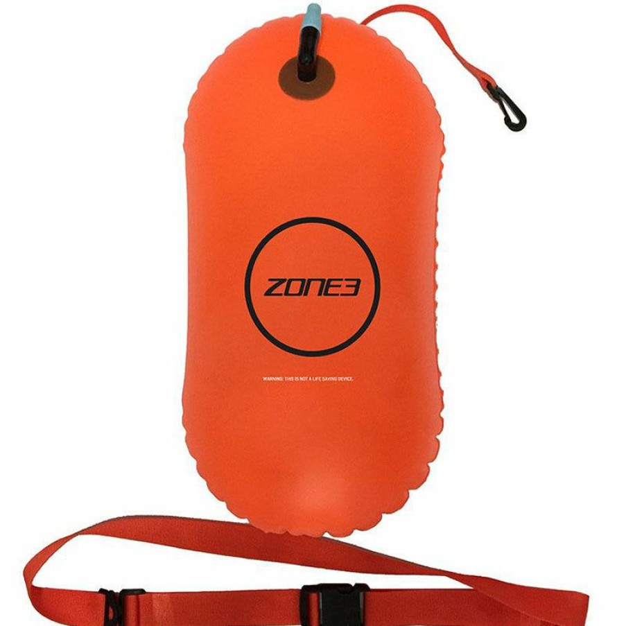 Accessories * | Discount Store Zone3 Swim Safety Buoy/Tow Float Neon Orange