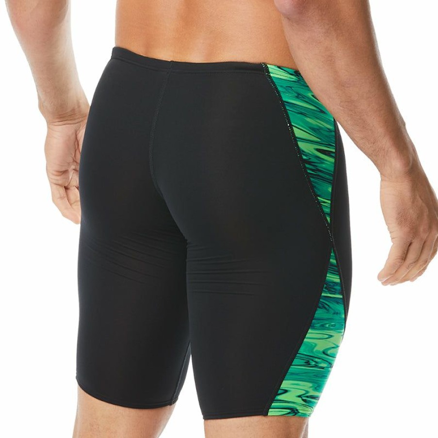 Mens * | Online Discount Tyr Men'S Hydra Blade Jammer Swimsuit Green