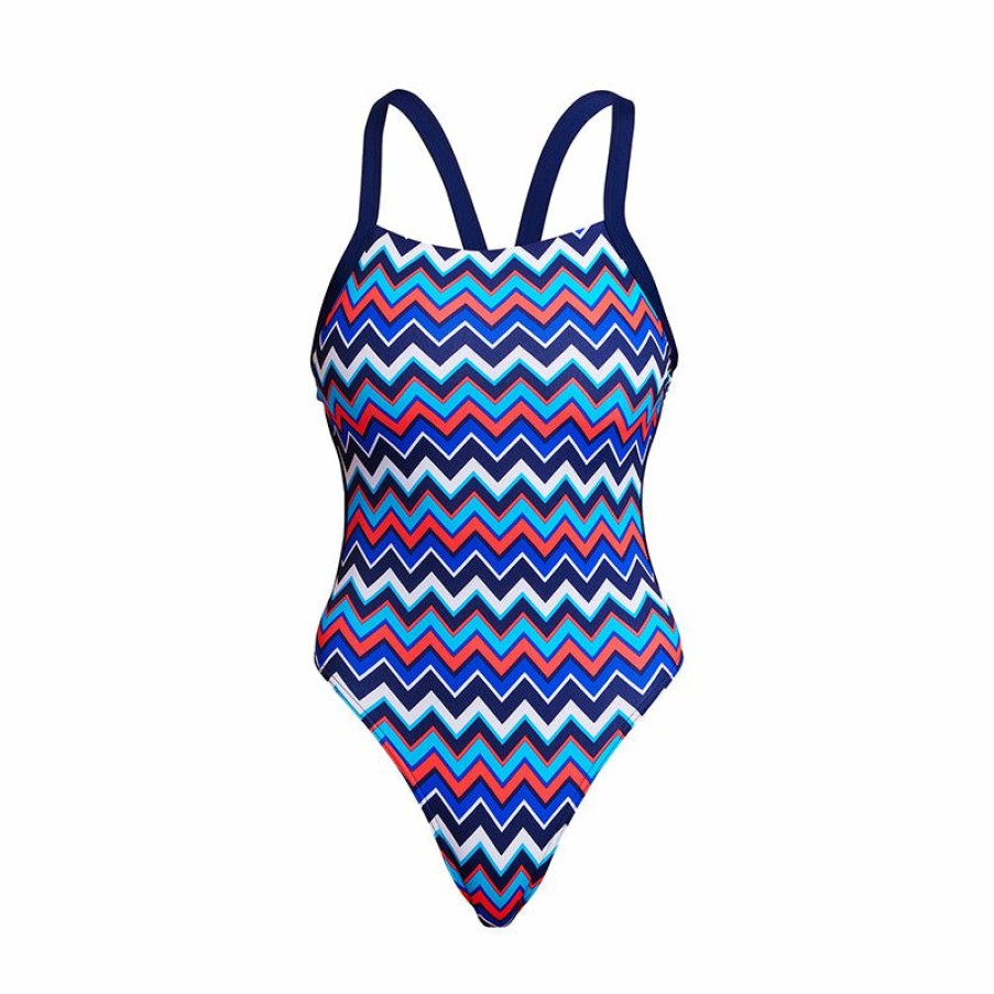 Womens * | Best Sellers Funkita Nautical Mile Ladies Brace Free One Piece