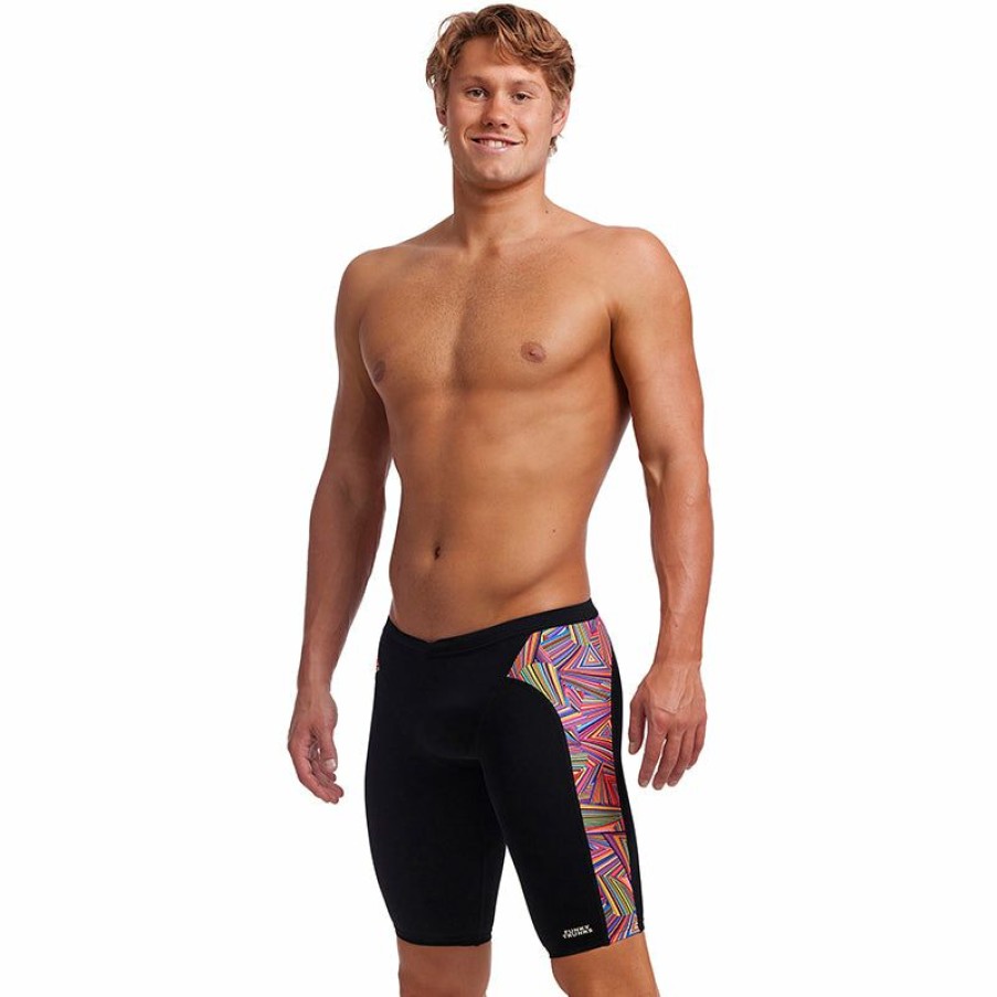 Mens * | Excellent Quality Funky Trunks Trihard Mens Training Jammers