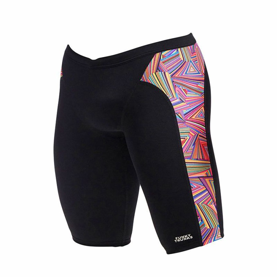 Mens * | Excellent Quality Funky Trunks Trihard Mens Training Jammers