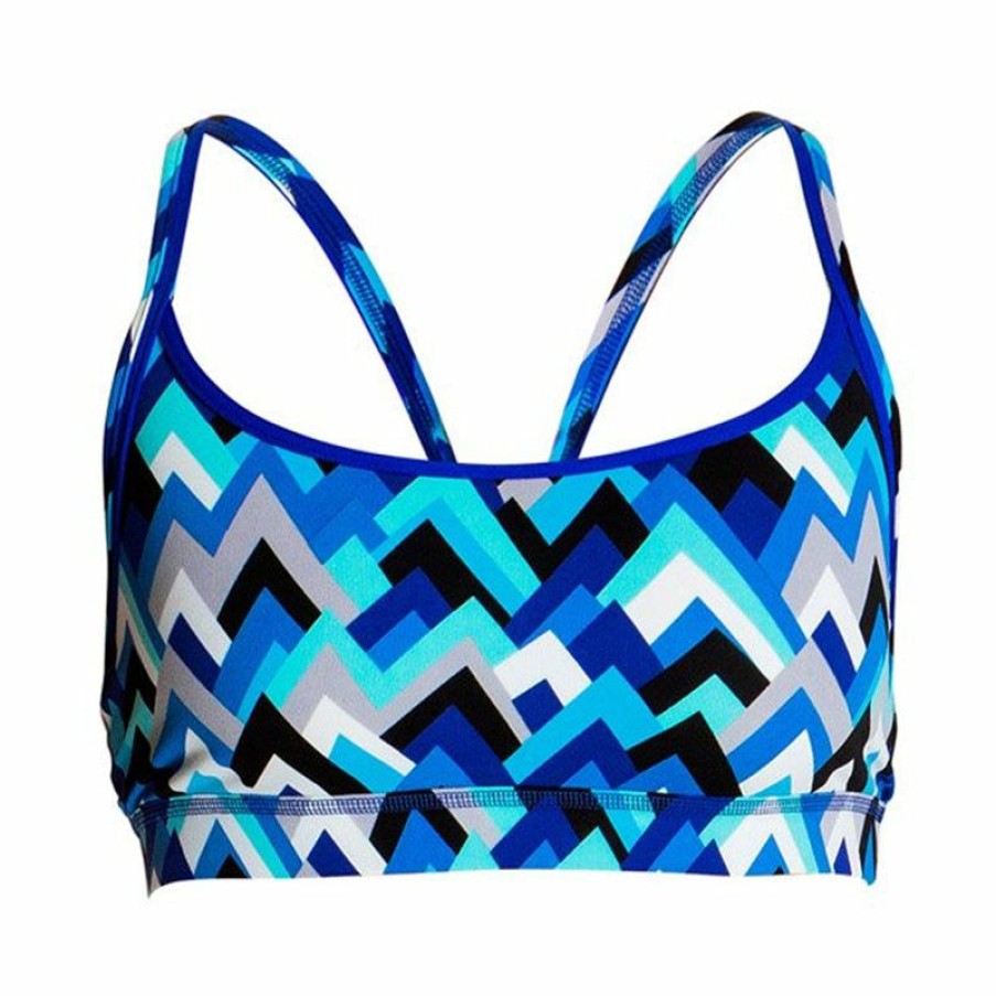 Womens * | Discount Store Funkita Peak Performance Ladies Bikini Sports Top