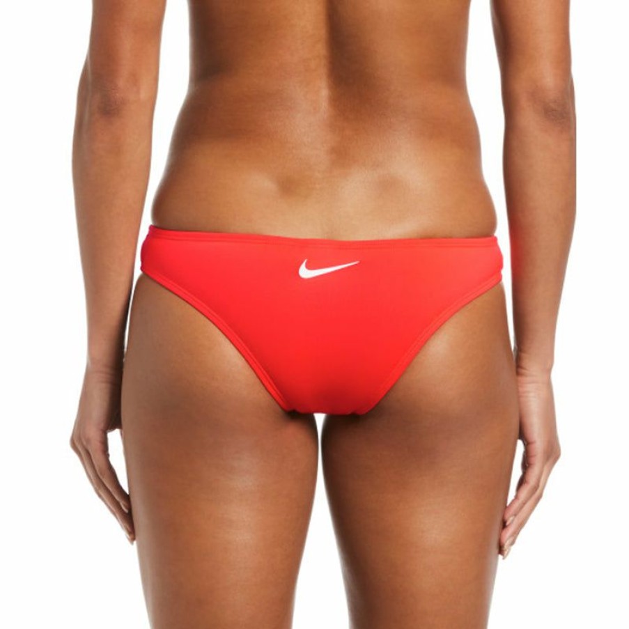 Womens * | Online Store Nike Women'S Essential Cheeky Bottom (Bright Crimson)