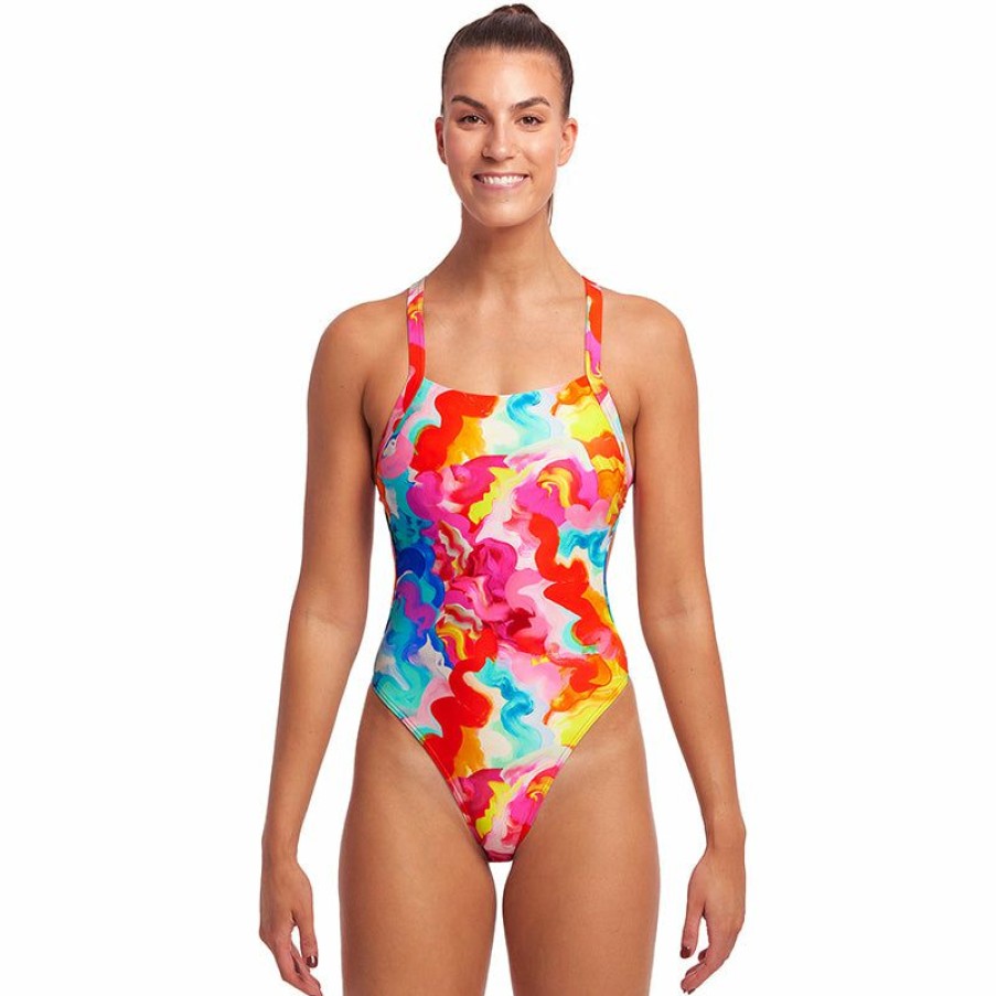 Womens * | Classical Funkita Messy Monet Ladies Brace Free One Piece