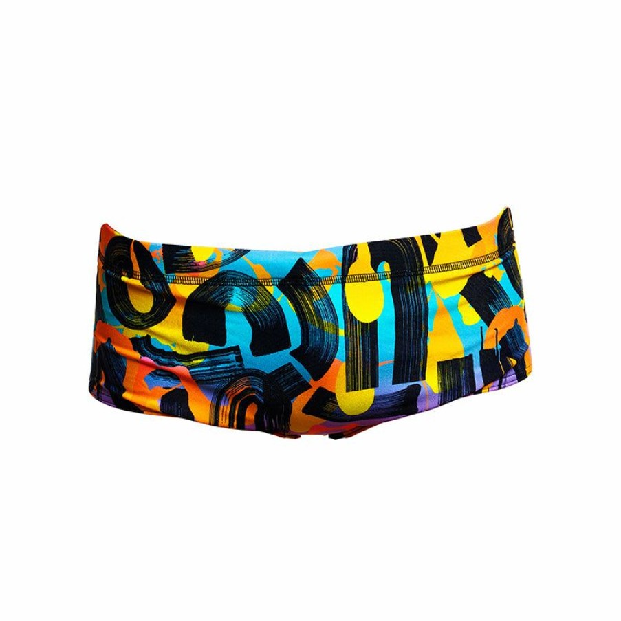 Kids * | Tendy Style Funky Trunks Smooth Stroke Boys Classic Trunks