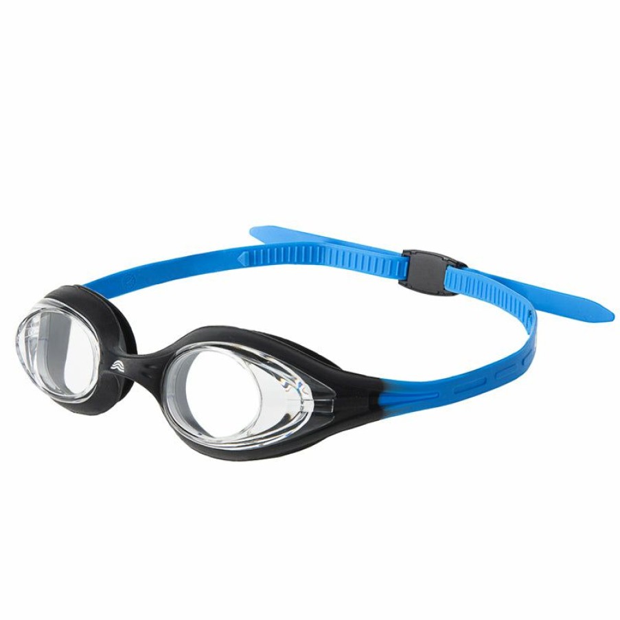 Accessories * | Large Choice Aquarapid Barracuda/Ct Junior Goggles Black/Blue