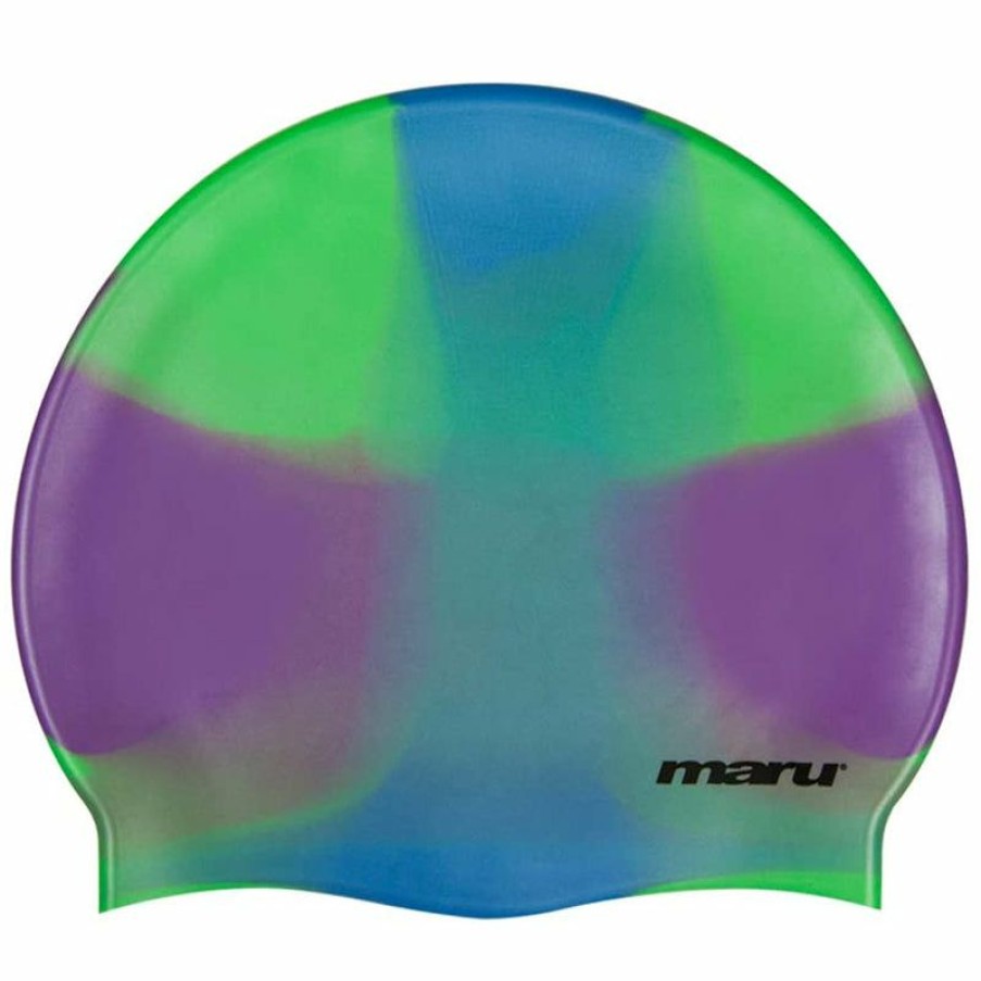 Accessories * | Classical Maru Multi-Colour Silicone Hat (Purple/Green/Blue) A0843