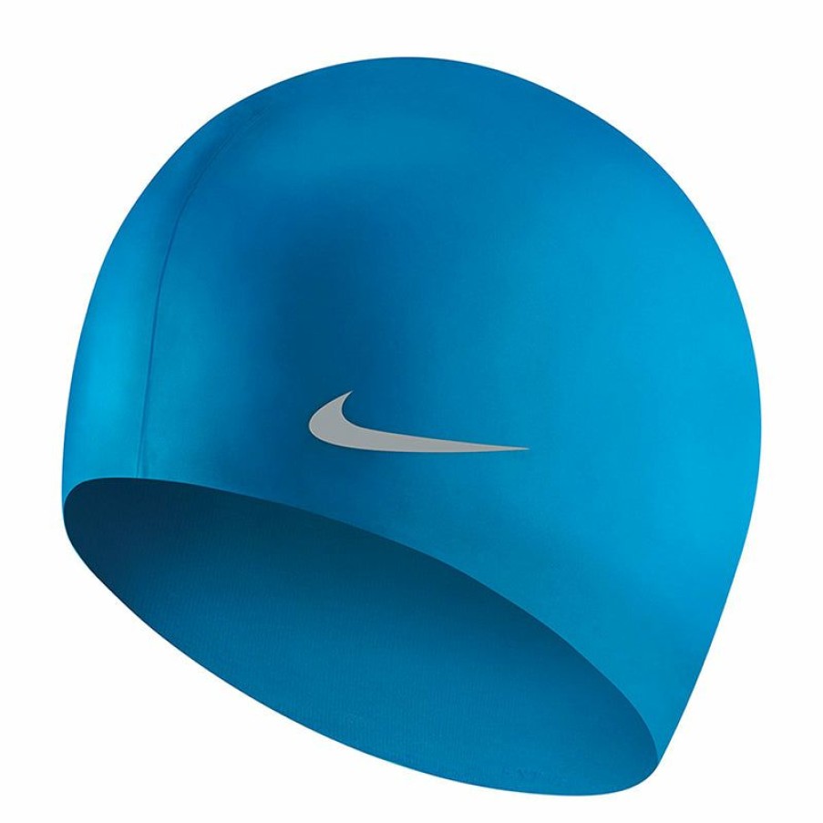 Accessories * | Best-Selling Nike Solid Silicone Youth Cap (Photo Blue)