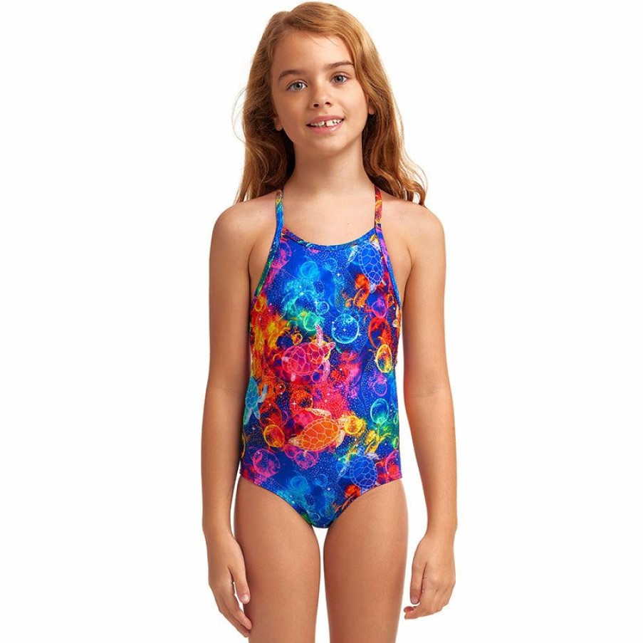 Kids * | Best Price Funkita Ocean Galaxy Toddler Girls Printed One Piece