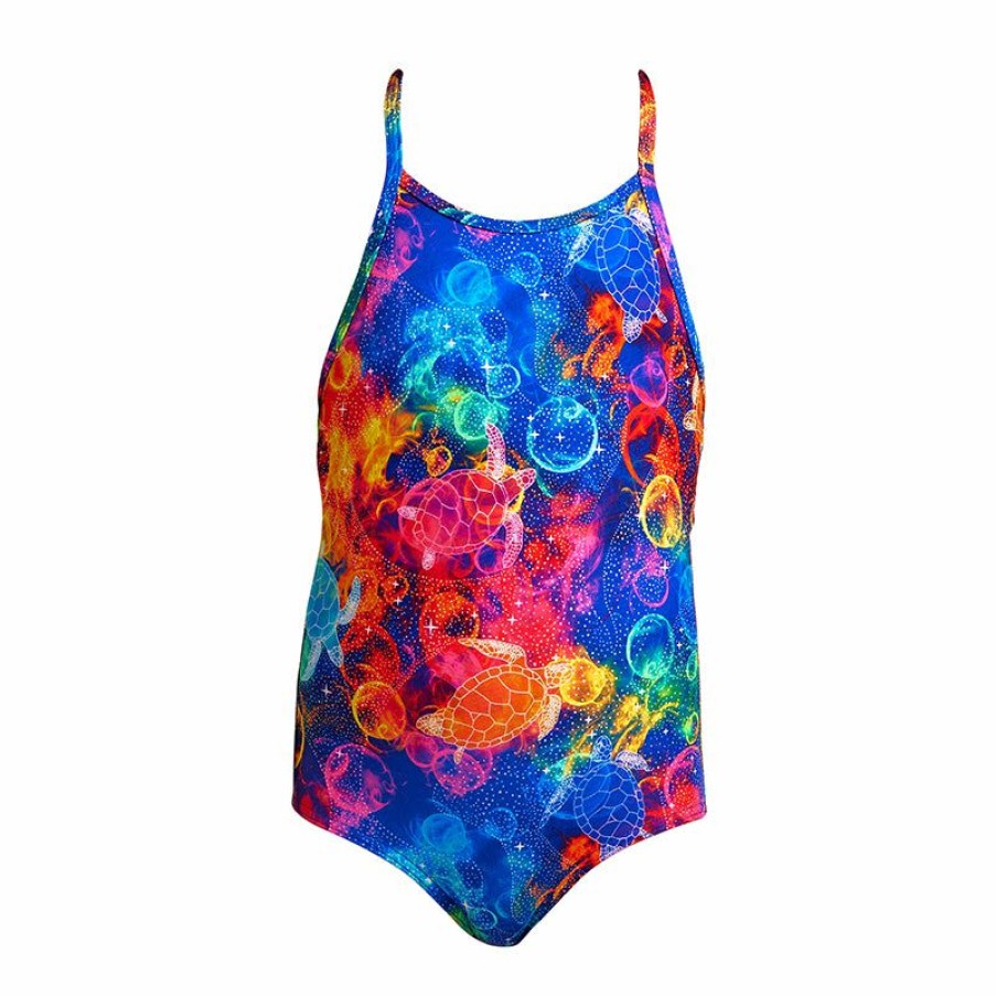 Kids * | Best Price Funkita Ocean Galaxy Toddler Girls Printed One Piece