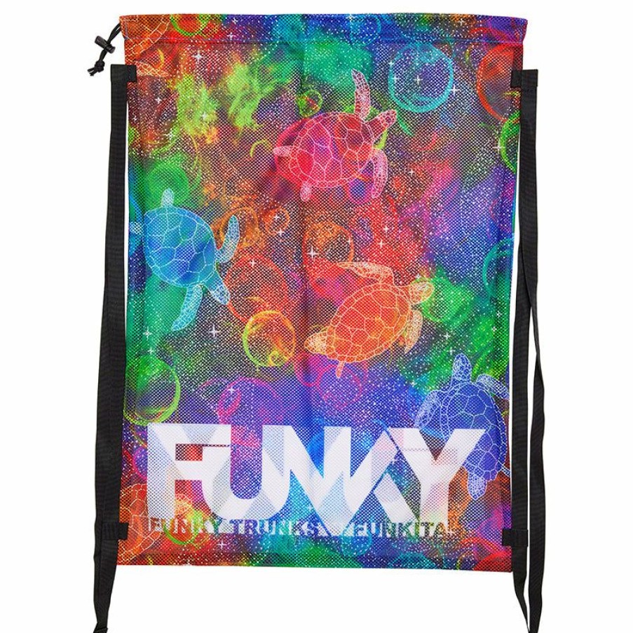 Accessories * | Best-Selling Funky Ocean Galaxy Mesh Gear Bag