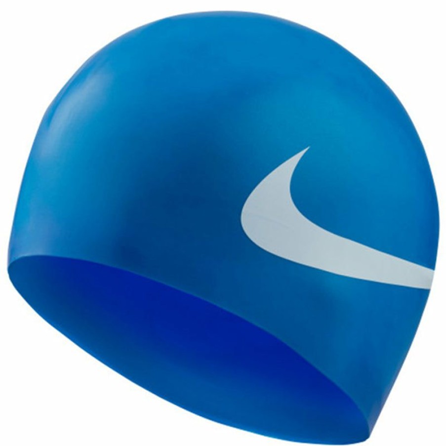 Accessories * | Reliable Quality Nike Unisex Big Swoosh Swim Cap (Game Royal)