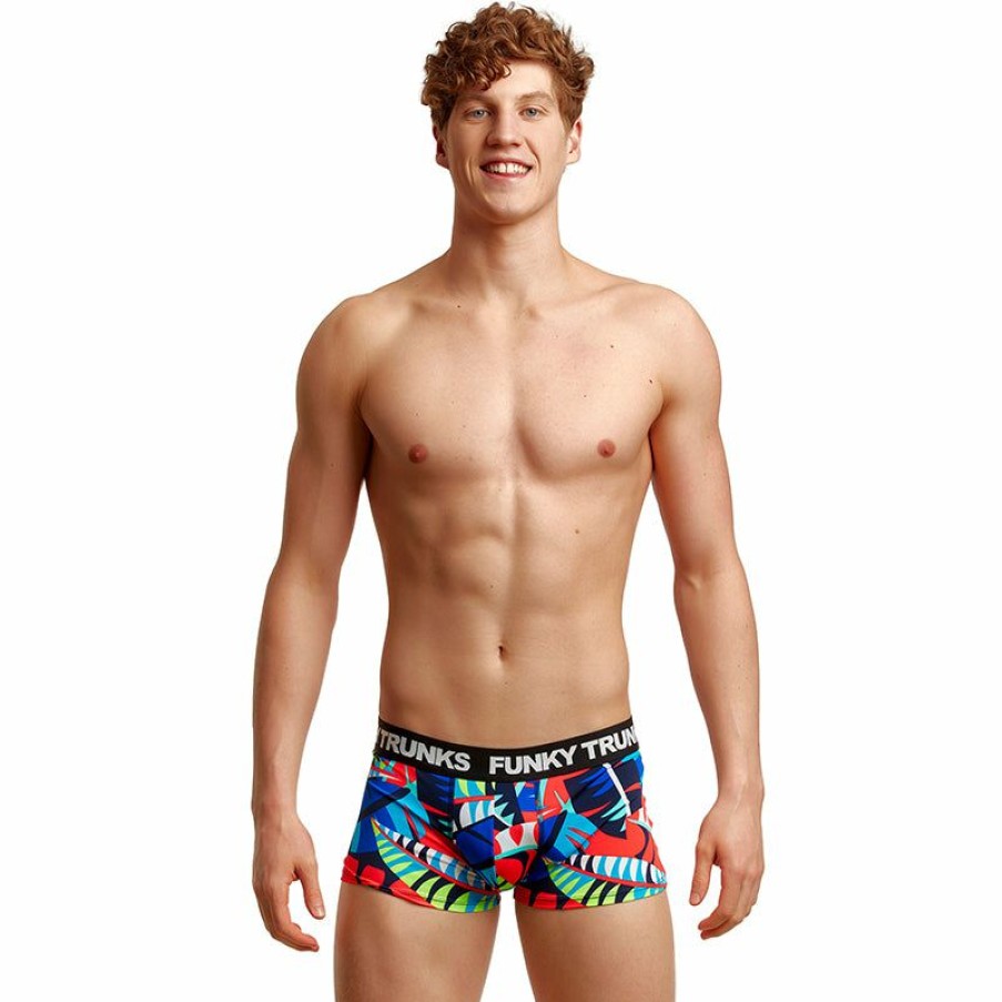 Mens * | Tendy Style Funky Trunks Face Palm Mens Underwear Trunks