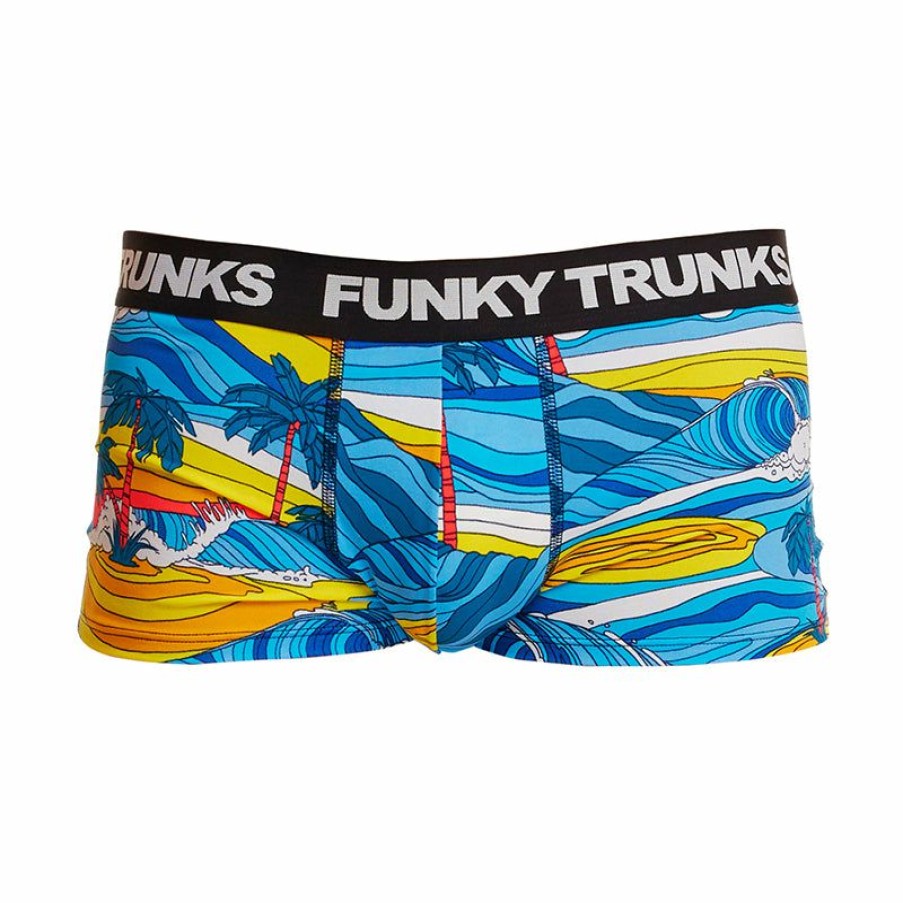 Mens * | Excellent Quality Funky Trunks Beach Bum Mens Underwear Trunks