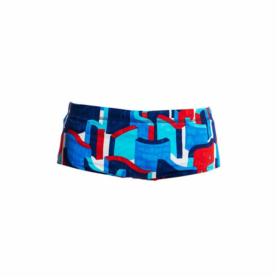 Kids * | Classical Funky Trunks Block Rock Boys Classic Trunks