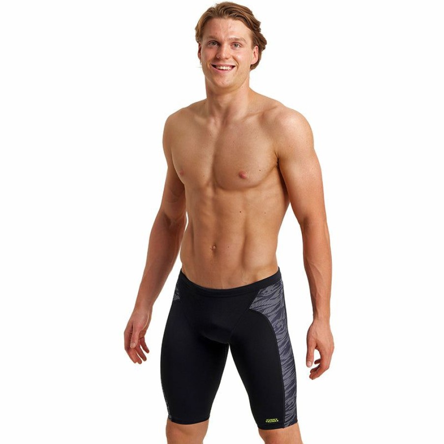 Mens * | Excellent Funky Trunks Night Run Mens Training Jammers