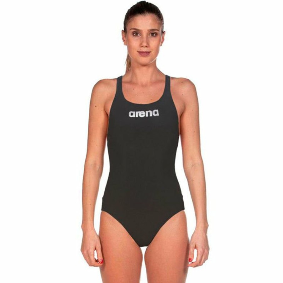 Womens * | Free Delivery Arena Powerskin St Normal Classic Pro Back Swimsuit Black