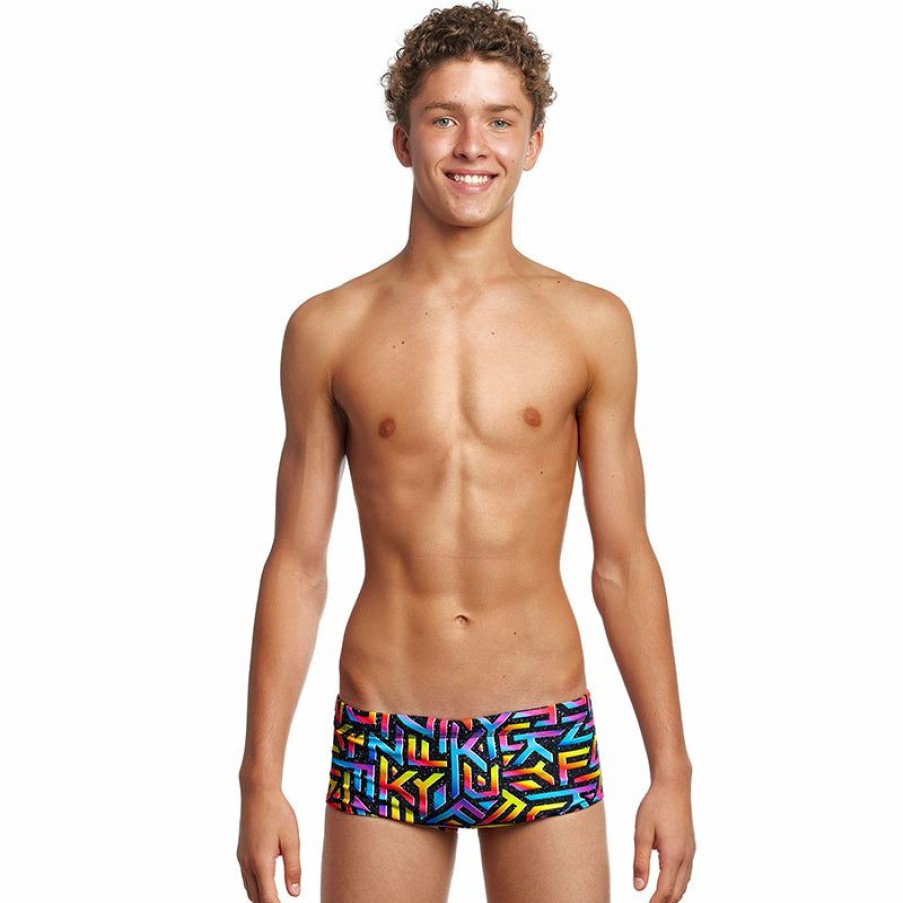 Kids * | Classical Funky Trunks Brand Galaxy Boys Classic Trunks