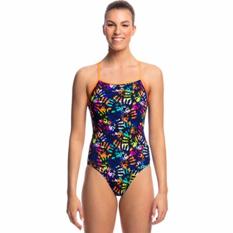 Womens * | Best-Selling Funkita Hands Off Ladies Single Strap One Piece