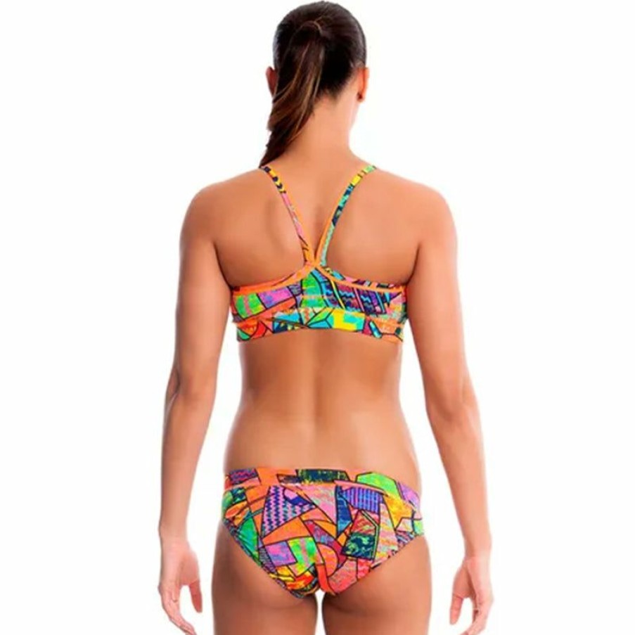 Womens * | New Funkita Cubism Chaos Ladies Sports Brief