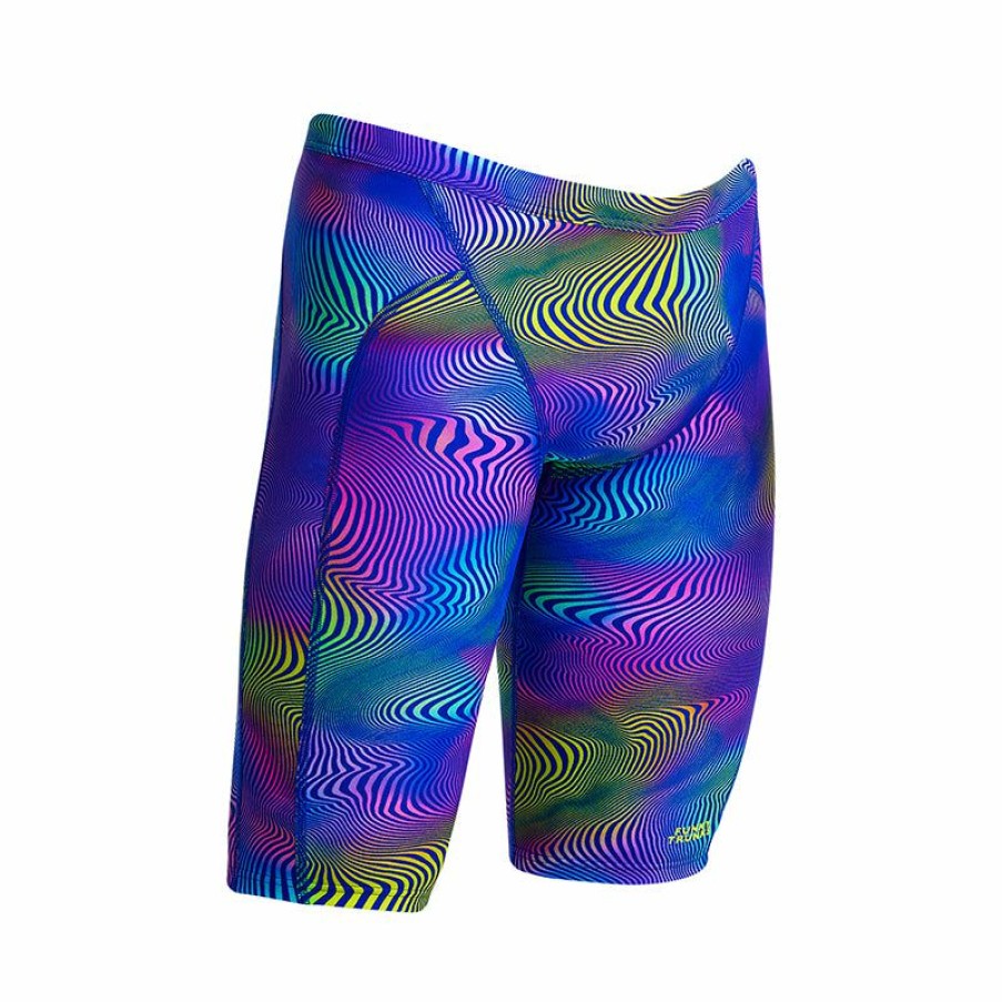 Mens * | Best Price Funky Trunks Screen Time Mens Training Jammers