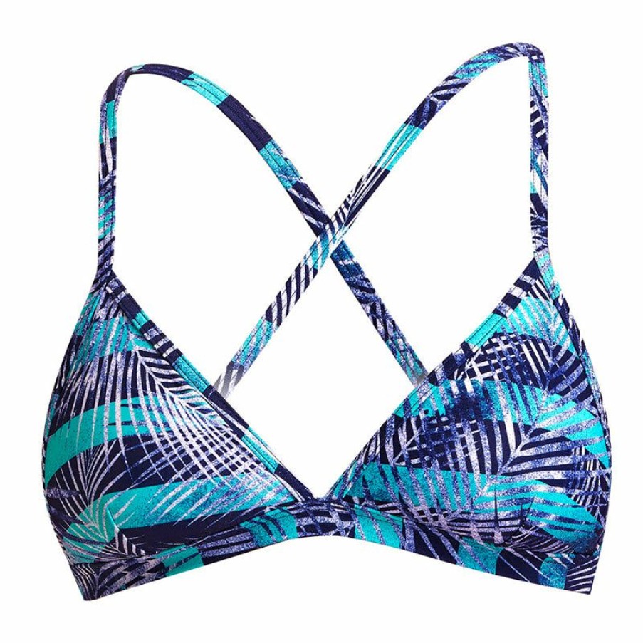 Womens * | Opening Sales Funkita Palm Pilot Ladies Tri Top