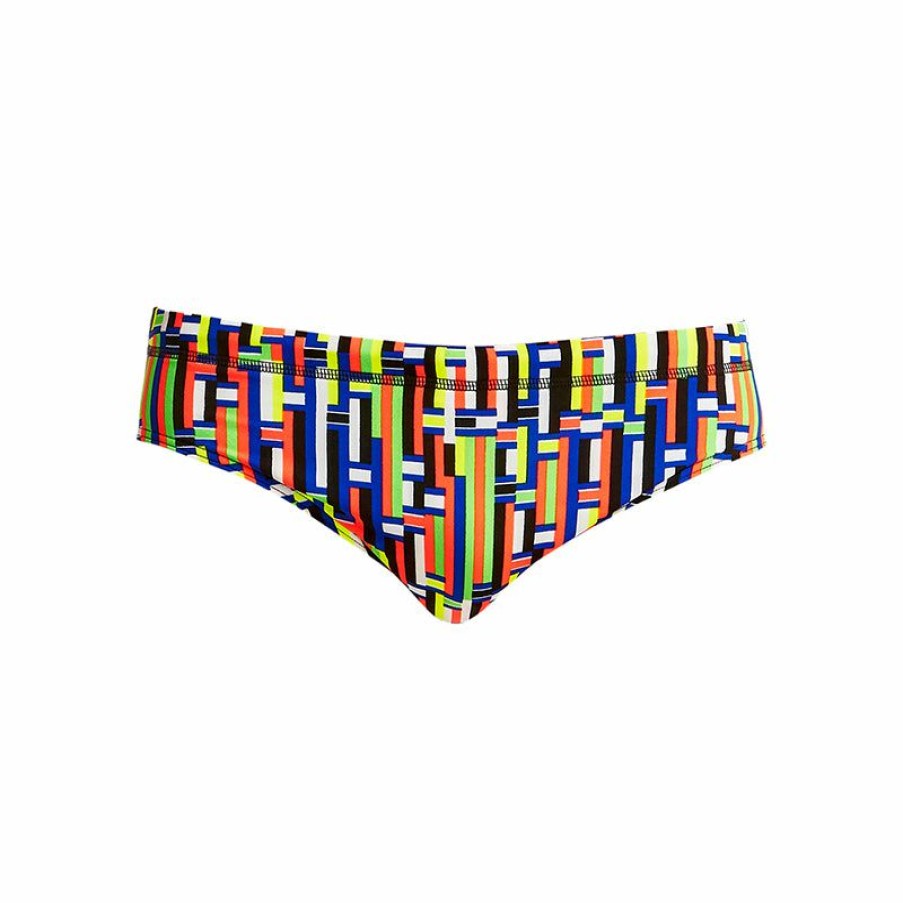 Mens * | Classical Funky Trunks Prime Time Mens Classic Briefs