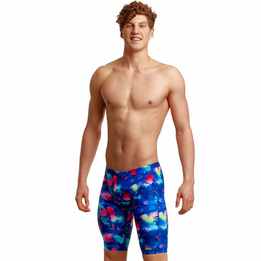 Mens * | Online Store Funky Trunks Miami Beats Mens Training Jammers