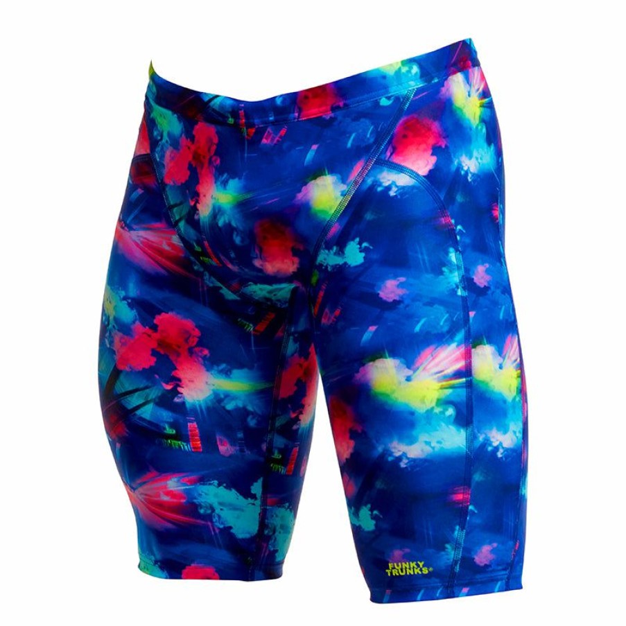 Mens * | Online Store Funky Trunks Miami Beats Mens Training Jammers