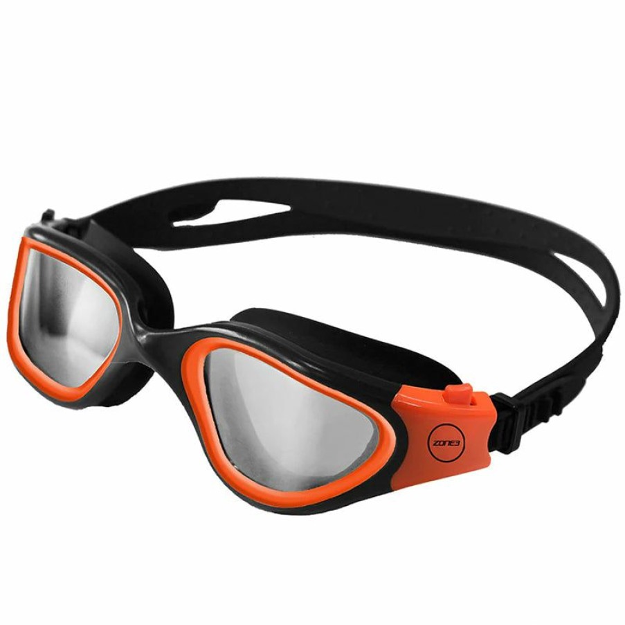 Accessories * | Premium Zone3 Vapour Polarized Goggle Black/Neon Orange